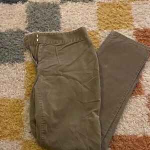 LOFT Sage Green Chinos / Taupe